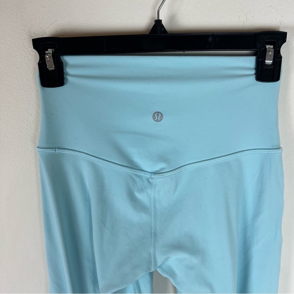 Lululemon Align High Rise CYAN BLUE Leggings Size 4 B3 - Picture 7 of 8